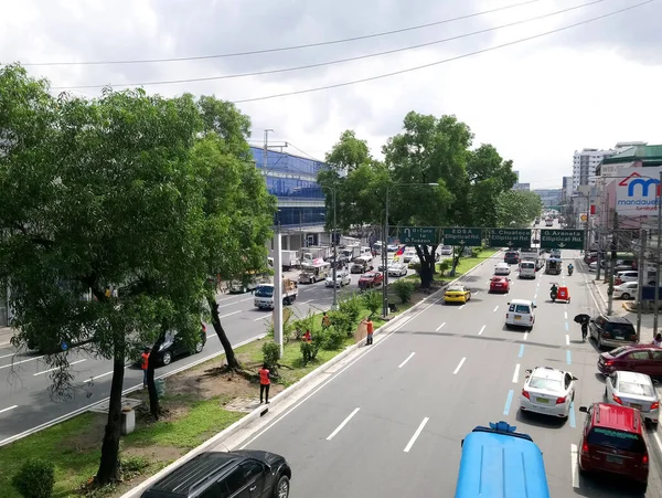 Quezon City June Quezon Avenue Road Червня 2018 Року Кесон — стокове фото