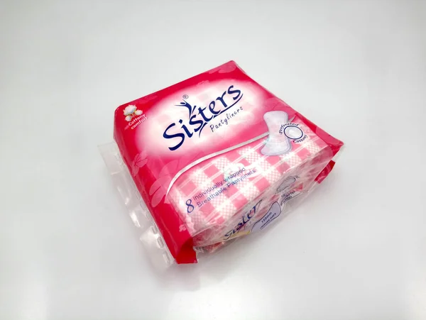 Manila June Sisters Pantyliners Menstrual Pad Pada Juni 2020 Manila — Stok Foto