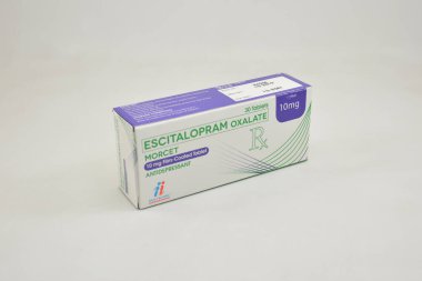 MANILA, PH - 26 Haziran - Escitalopram oxalate morcet antidepresan tableti 26 Haziran 2020 