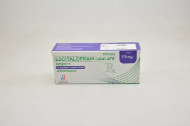 MANILA, PH - 26 Haziran - Escitalopram oxalate morcet antidepresan tableti 26 Haziran 2020 