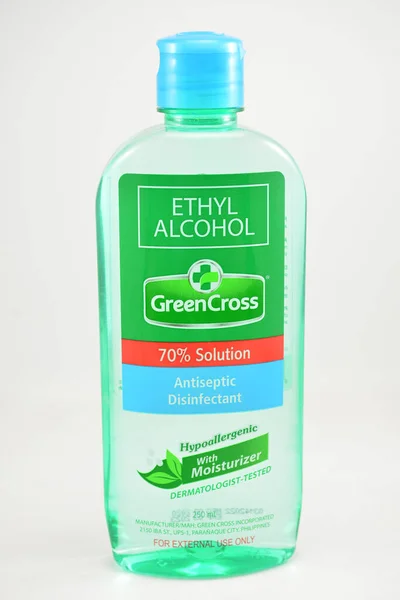 Manila June Green Cross Ethyl Alcohol June 2020 Manila Philippines — Stock Photo, Image