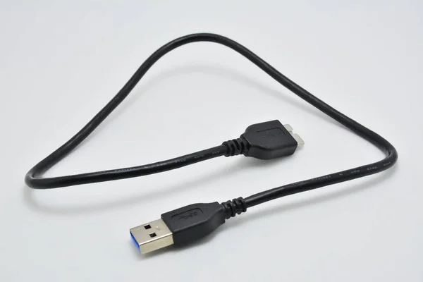 Quezon City July Universal Serial Bus Usb Cord File Transfer — Stock Photo, Image