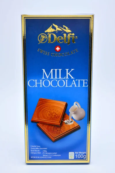 Quezon City July Delfi Swiss Milk Chocolate July 2020 Quezon — Stock Photo, Image