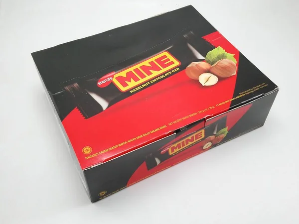 Manila Julio Enerlife Mine Avellana Chocolate Bar Box Julio 2020 — Foto de Stock
