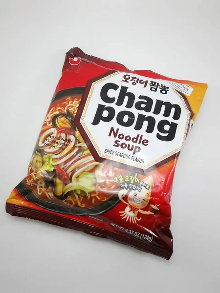 Manila Ιουλιου Σούπα Nongshim Cham Pong Noodle Στις Ιουλίου 2020 — Φωτογραφία Αρχείου