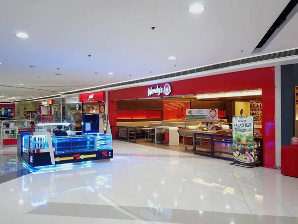 Ciudad Quezon Nov Fachada Del Restaurante Wendys Noviembre 2018 Quezon —  Fotos de Stock