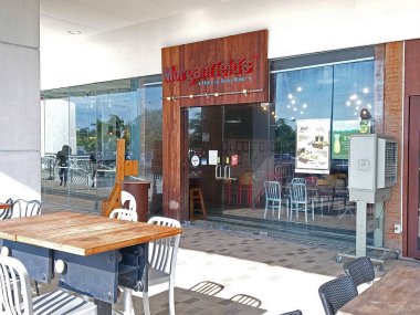 Pasay, PH - 12 Kasım 2018 tarihinde Pasay, Filipinler 'de Morganfield restoran cephesi.