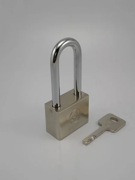 Quezon City July Top Security Padlock Key July 2020 Quezon — Stock Photo, Image