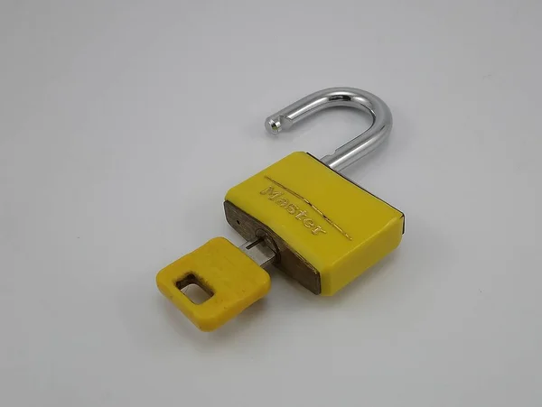 Quezon City July Master Padlock Key July 2020 Quezon City — Stock Photo, Image