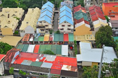 QUEZON ŞEHRİ, PH - 29 Temmuz - Quezon Şehir Gündüz Genel Görünümü 29 Temmuz 2018 Quezon City, Filipinler