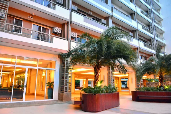 Quezon City Juli Een Castilla Plaats Condominium Outdoor Begane Grond — Stockfoto