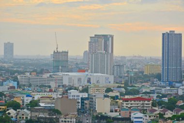 QUEZON ŞEHRİ, PH - 29 Temmuz - Quezon Şehir Gündüz Genel Görünümü 29 Temmuz 2018 Quezon City, Filipinler