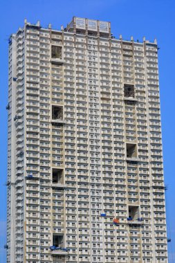 MANILA, PH - SEPT 8 - 8 Eylül 2018 tarihinde Manila, Filipinler 'de Torre de Manila kondominyum cephesi.