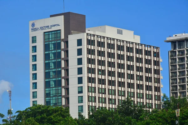 Manila Sept Fassade Des Ärztekrankenhauses Von Manila September 2018 Manila — Stockfoto