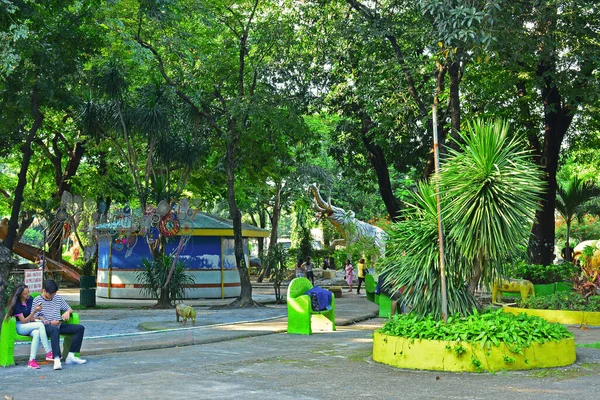 Manila Wrzesień Drzewa Placu Zabaw Dla Dzieci Września 2018 Manili — Zdjęcie stockowe
