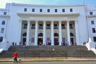 MANILA, PH - SEPT 8 - Ulusal Antropoloji Cephesi Müzesi 8 Eylül 2018, Manila, Filipinler.