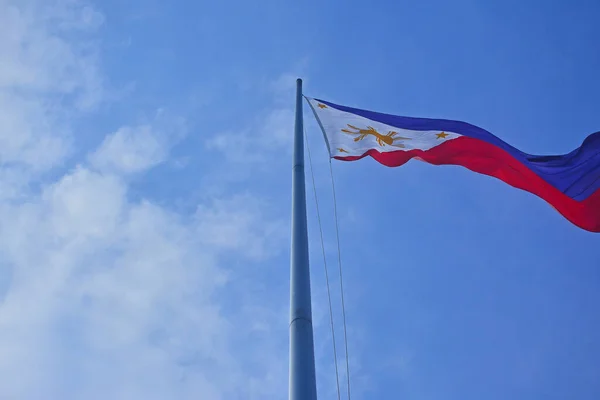 Manila Сентября Филиппинский Национальный Флаг Сентября 2018 Года Маниле Филиппины — стоковое фото