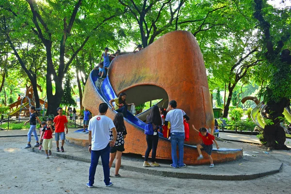 Manila Septiembre Tobogán Infantil Septiembre 2018 Manila Filipinas — Foto de Stock