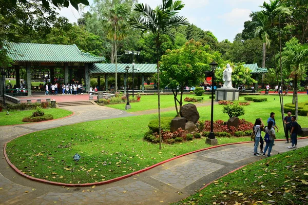 Manila Oct Kínai Kerti Útvonal Rizal Parkban 2018 Október Manilában — Stock Fotó