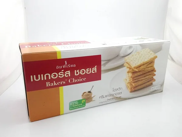 Manila Oct Keluarga Kerajaan Memilih Wholewheat Cream Crackers Pada Tanggal — Stok Foto