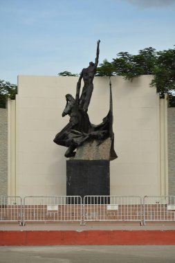 SAN JUAN, PH - 17 Kasım 2018 'de Filipinler, San Juan' da Pinaglabanan türbesi parkı.