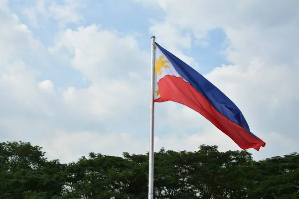 San Juan Nov Bandeira Nacional Filipina Novembro 2018 San Juan — Fotografia de Stock