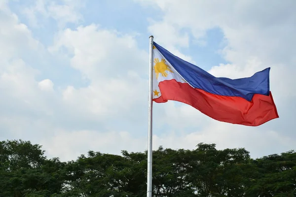 San Juan Nov Bandera Nacional Filipinas Noviembre 2018 San Juan —  Fotos de Stock