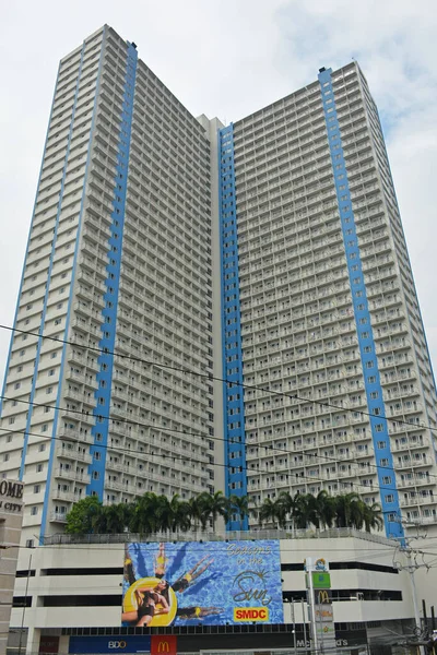 Quezon City Nov Sun Residences Condominium Facade Листопада 2018 Року — стокове фото