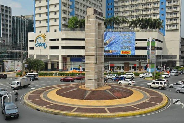 Quezon City Nov Welcome Rotunda Structure Novembre 2018 Quezon City — Foto Stock