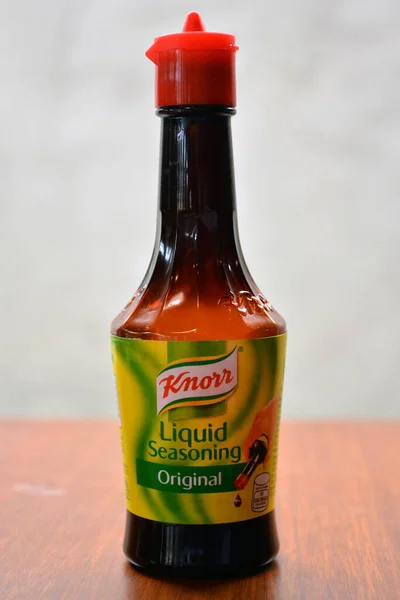 Quezon City 11月24 フィリピンのケソン市で2018年11月24日に発売されたKnorr液体調味料 — ストック写真