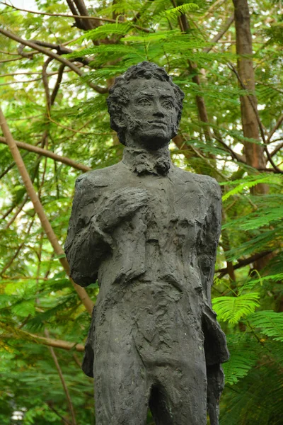 Manila Nov Alexander Pushkin Statue Mehan Garden 2018 필리핀 마닐라 — 스톡 사진