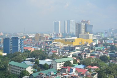 QUEZON ŞEHRİ, PH-25 DEC - Quezon şehri gündüz saatleri boyunca 25 Aralık 2018 Quezon City, Filipinler.