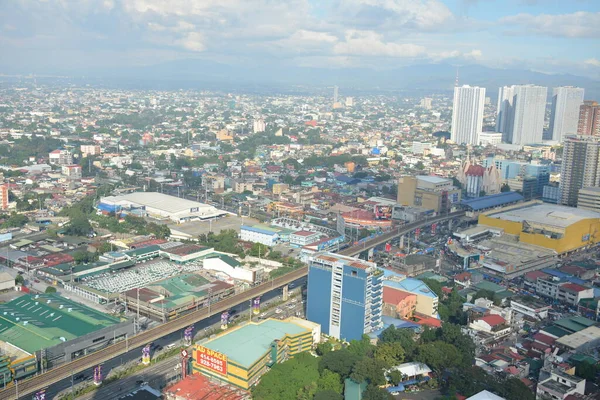 Ciudad Quezon Dic Visión General Ciudad Quezón Durante Tarde Del — Foto de Stock