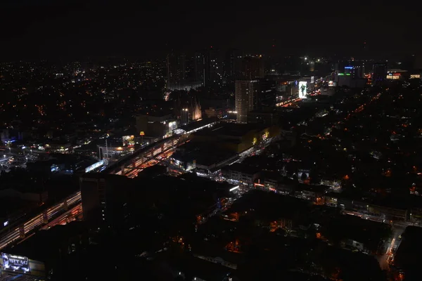 Quezon City Jan Visão Geral Cidade Quezon Durante Noite Janeiro — Fotografia de Stock