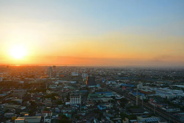 Quezon City Jan Επισκόπηση Της Πόλης Quezon Κατά Διάρκεια Του — Φωτογραφία Αρχείου