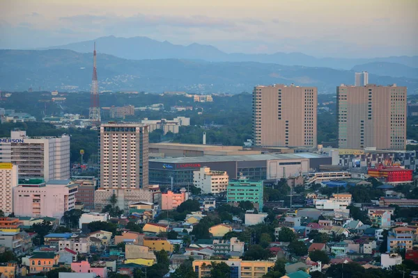 Ciudad Quezon Ene Vista General Ciudad Quezón Durante Puesta Del — Foto de Stock