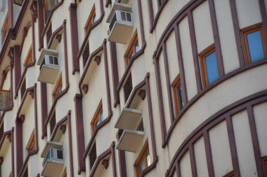 MANILA, PH - 5 Şubat 2019 'da Filipinler, Manila' da Binondo binası cephesi.