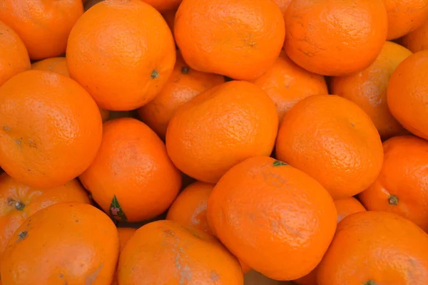 Πορτοκαλί Φρούτα Οθόνη Στην Αγορά — Φωτογραφία Αρχείου