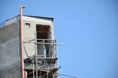 LA UNION, PH - 18 Nisan - 18 Nisan 2019 'da Filipinler, La Union' da inşaat cephesi.