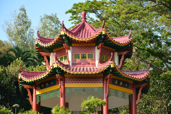 LA UNION, PH - APRIL 18 - Macho temple pavilion on April 18, 2019 in La Union, Philippines.
