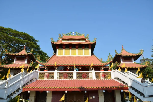 Union Abril Macho Temple Facade April 2019 Union Filipinas — Fotografia de Stock