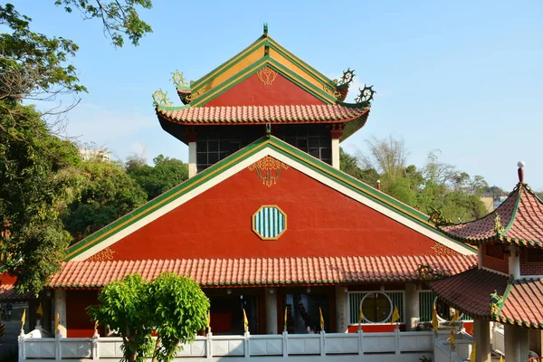 Union Abril Macho Temple Facade April 2019 Union Filipinas — Fotografia de Stock