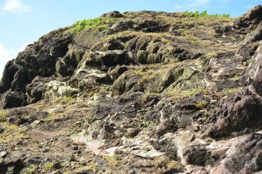 Dingalan, Aurora, Filipinler 'deki Danao plaj tatil beldesi kaya oluşumu