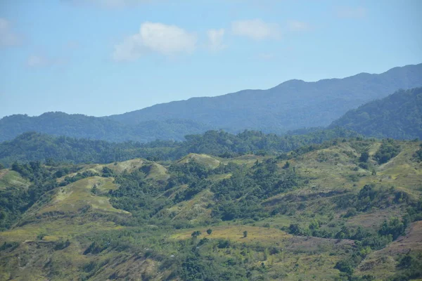 Montanha Árvores Vista Panorâmica Dingalan Aurora Filipinas — Fotografia de Stock