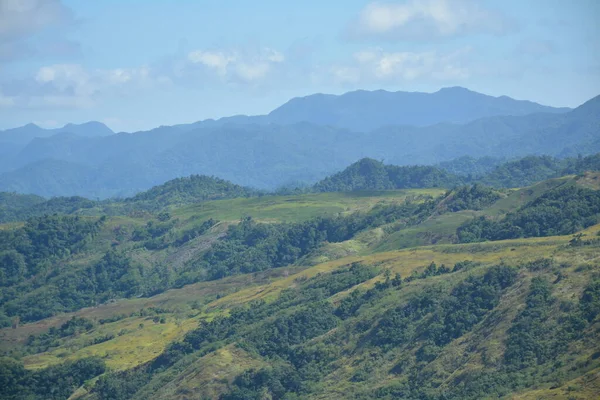 Montanha Árvores Vista Panorâmica Dingalan Aurora Filipinas — Fotografia de Stock
