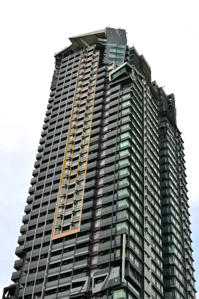 Manila June Будівництво Фасаду Червня 2018 Року Манілі Філіппіни — стокове фото