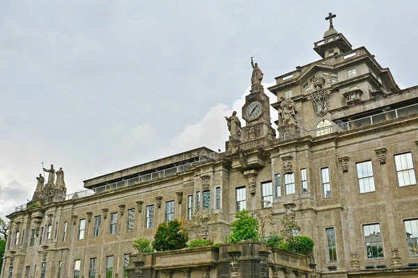 Manila Junio Fachada Del Edificio Principal Universidad Santo Tomás Junio —  Fotos de Stock