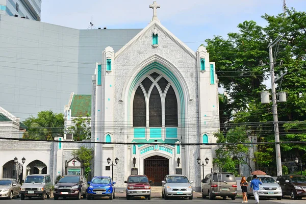 Manila Junio Fachada Central Iglesia Metodista Unida Junio 2018 Manila — Foto de Stock