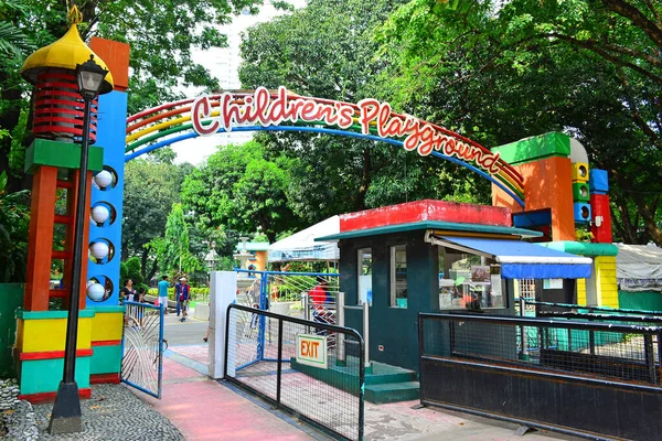 Manila June Childrens Playground Gate Facade Червня 2018 Року Манілі — стокове фото