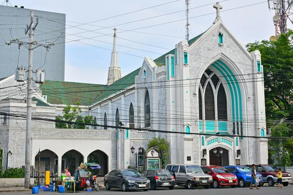 Manila Juni Zentrale Vereinigte Methodistische Kirchenfassade Juni 2018 Manila Philippinen — Stockfoto